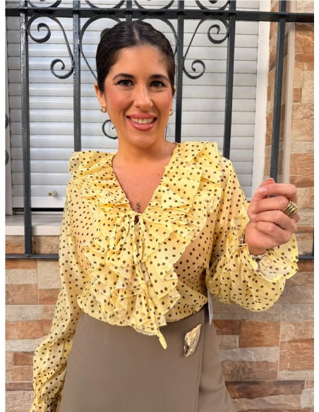 CAMISA AMAYA AMARILLO