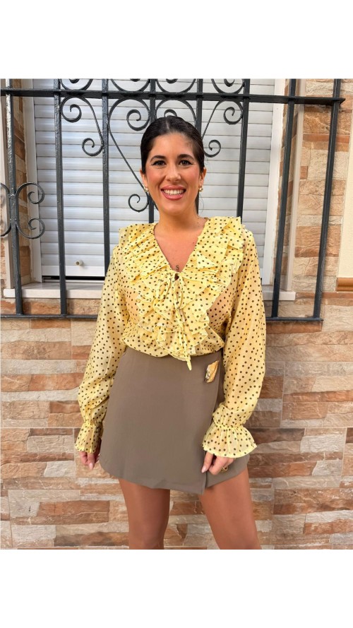CAMISA AMAYA AMARILLO