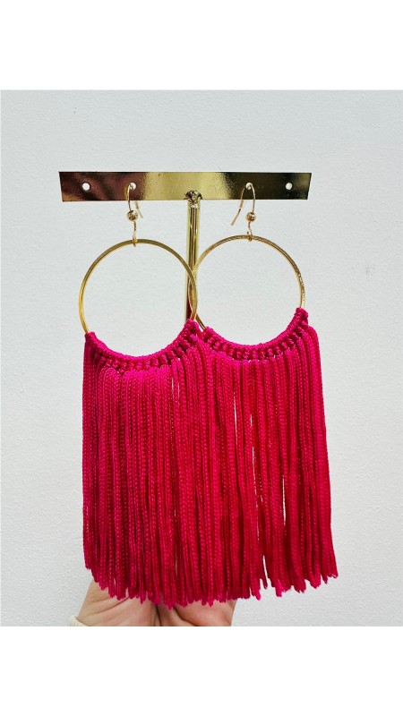 PENDIENTE 004 FUSCIA