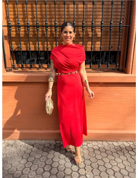 VESTIDO RUTH ROJO