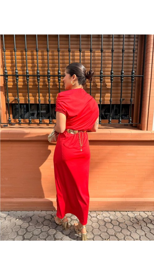 VESTIDO RUTH ROJO