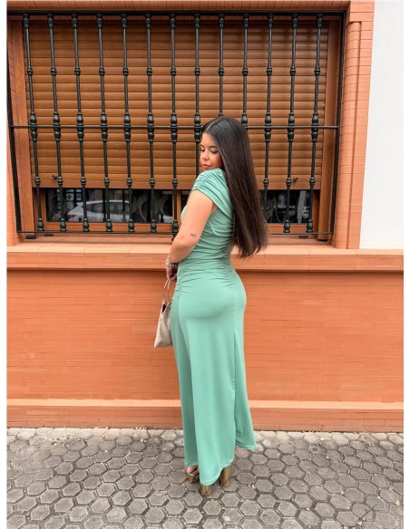 VESTIDO PILAR VERDE JABONOSO