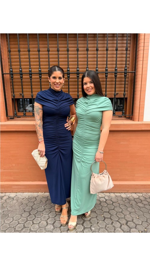 VESTIDO PILAR VERDE JABONOSO