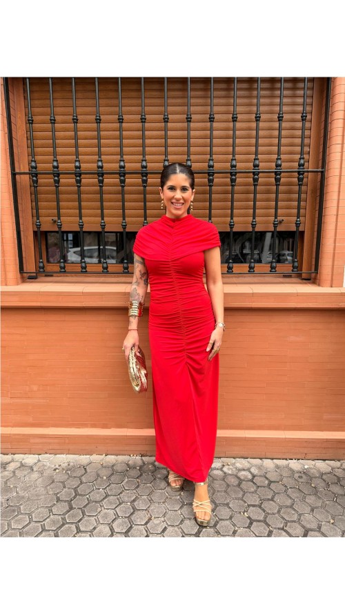 VESTIDO PILAR ROJO
