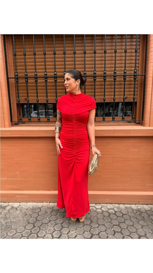 VESTIDO PILAR ROJO