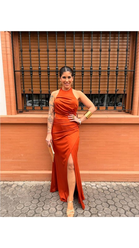 VESTIDO AMELIA TEJA 2