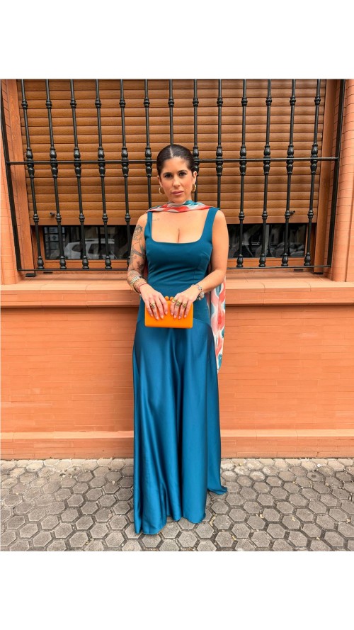 VESTIDO CLARA PETROLEONEGRO