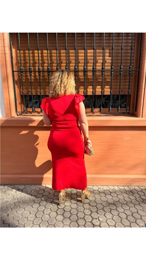 VESTIDO ALEXA ROJO