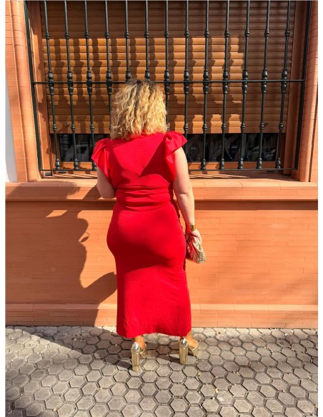 VESTIDO ALEXA ROJO