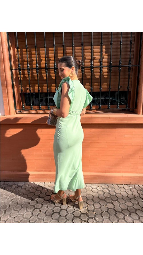 VESTIDO ALEXA VERDE CLARO