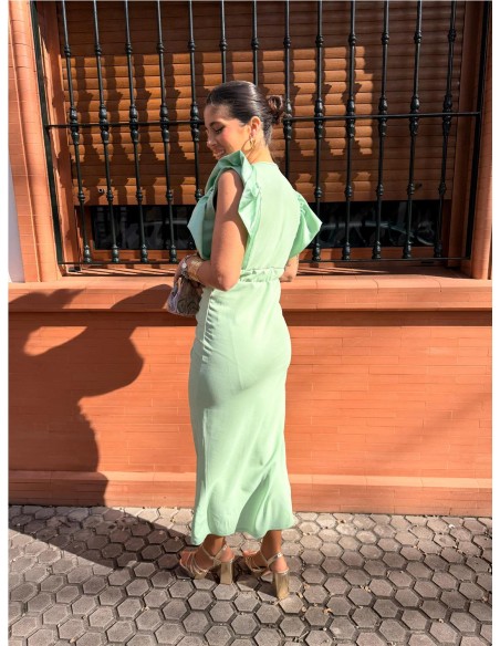 VESTIDO ALEXA VERDE CLARO