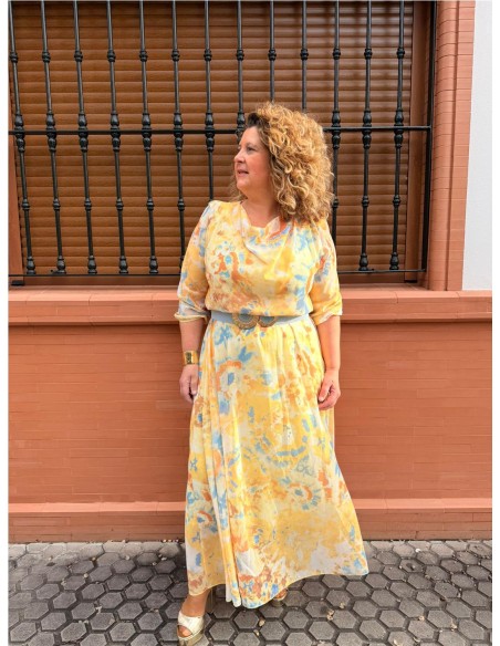 VESTIDO EDURNE AMARILLO