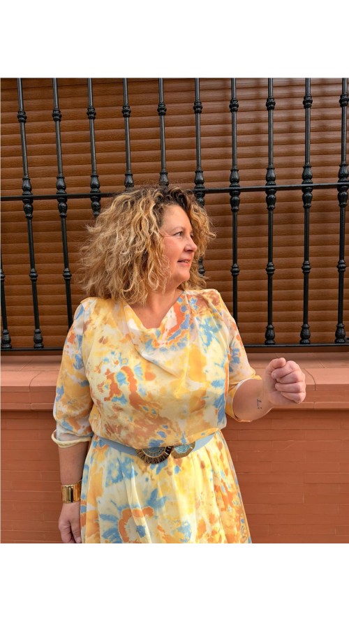 VESTIDO EDURNE AMARILLO