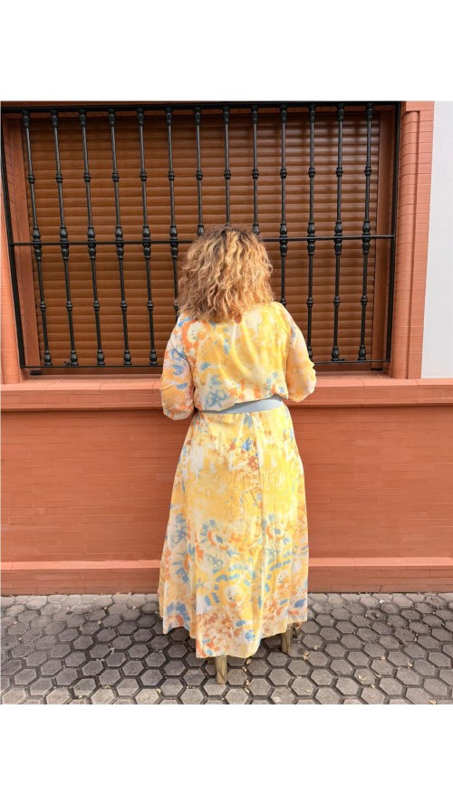VESTIDO EDURNE AMARILLO
