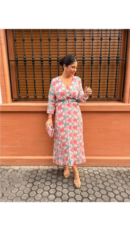 VESTIDO AMAPOLA ROSA