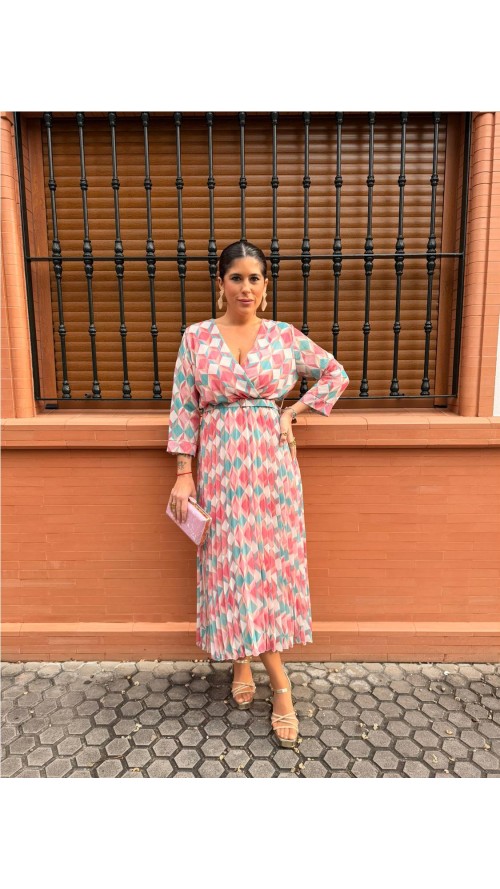 VESTIDO AMAPOLA ROSA