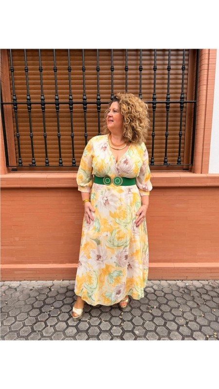 VESTIDO AMANDA AMARILLO