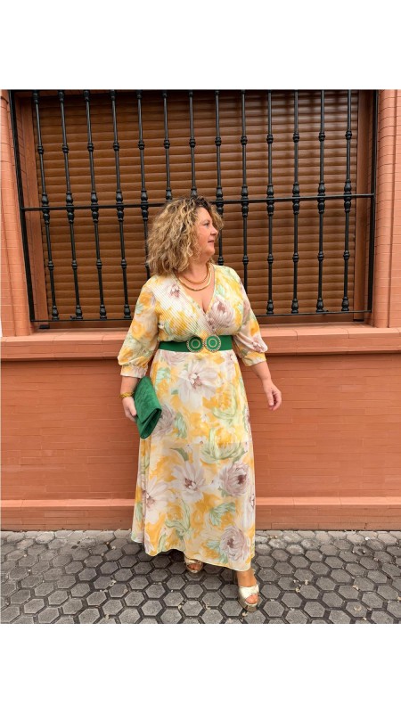 VESTIDO AMANDA AMARILLO 2