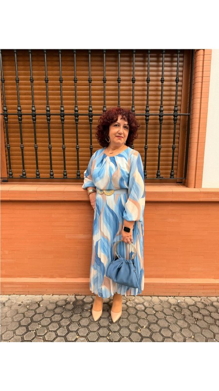 VESTIDO ISADORA CELESTE