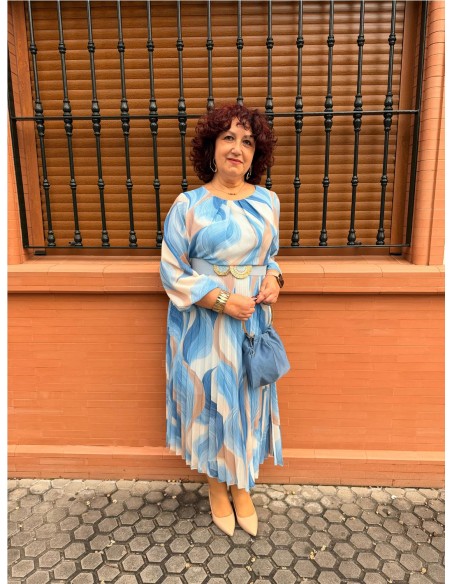 VESTIDO ISADORA CELESTE