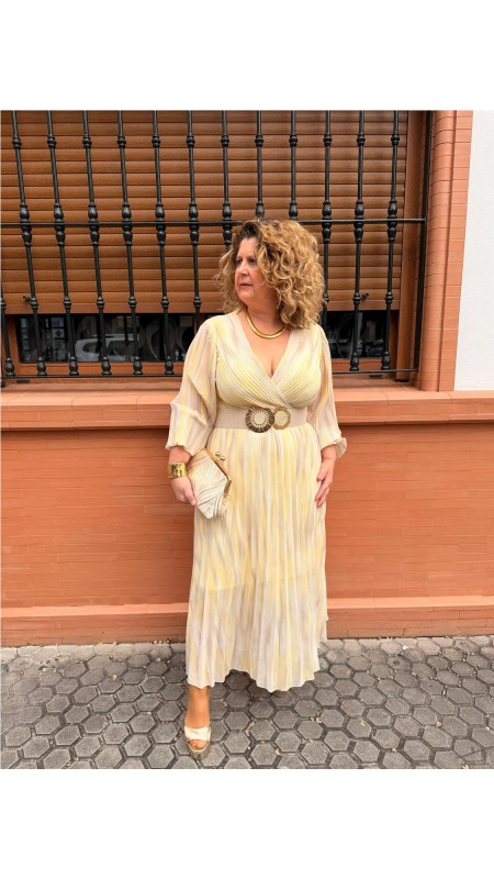 VESTIDO MACARENA AMARILLO