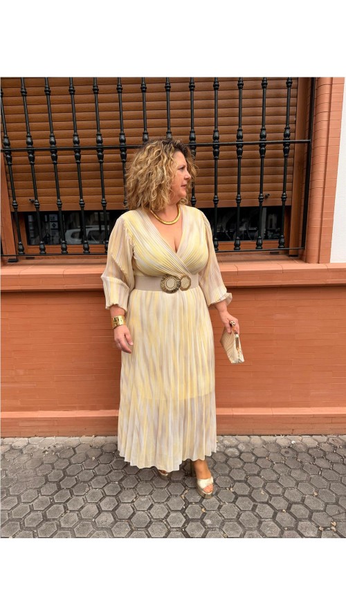 VESTIDO MACARENA AMARILLO