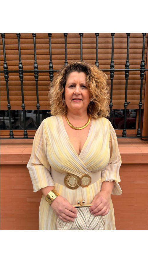 VESTIDO MACARENA AMARILLO