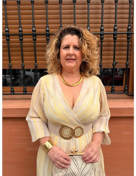 VESTIDO MACARENA AMARILLO