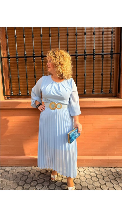 VESTIDO ADRIANA CELESTE