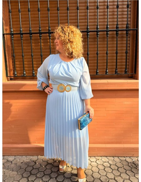 VESTIDO ADRIANA CELESTE