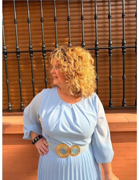 VESTIDO ADRIANA CELESTE