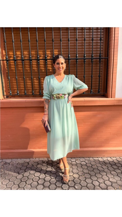 VESTIDO TAMARA AGUAMAR