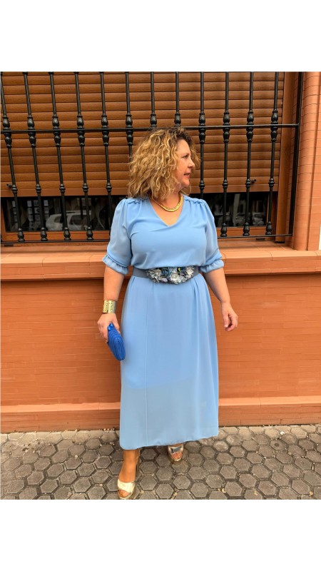 VESTIDO TAMARA CELESTE