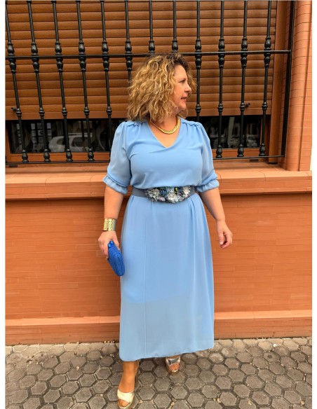 VESTIDO TAMARA CELESTE