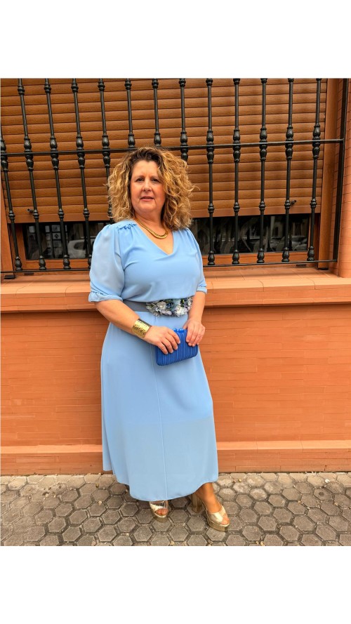 VESTIDO TAMARA CELESTE