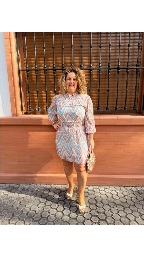 VESTIDO ALMUDENA BEIG