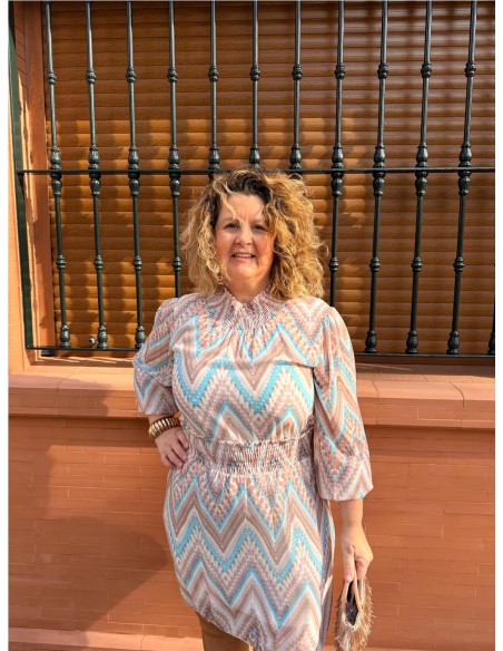 VESTIDO ALMUDENA BEIG