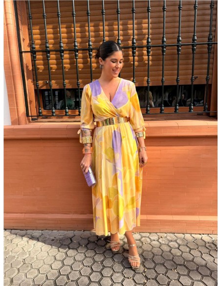 VESTIDO PALMERA AMARILLO