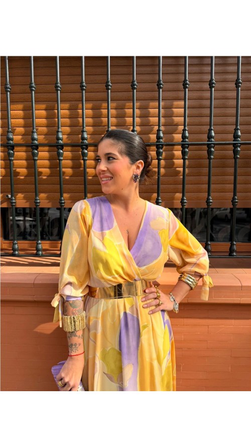 VESTIDO PALMERA AMARILLO