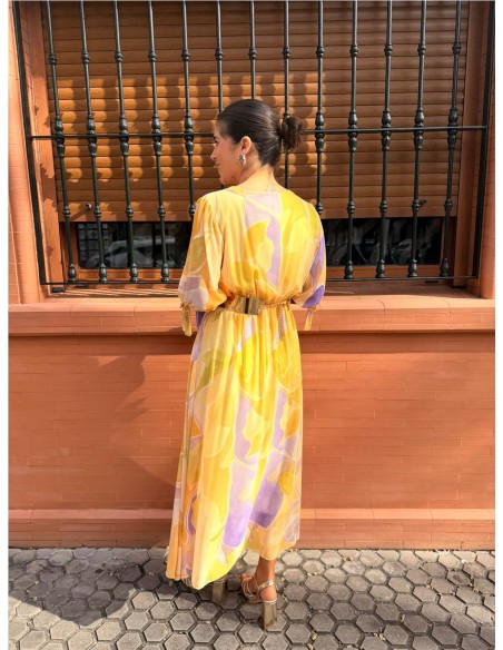 VESTIDO PALMERA AMARILLO