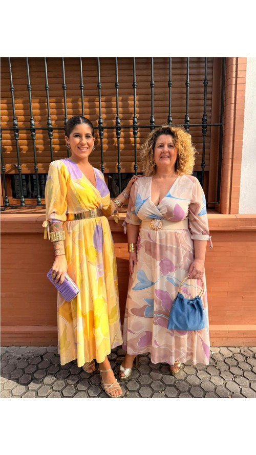 VESTIDO PALMERA AMARILLO