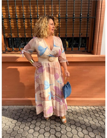 VESTIDO PALMERA BEIG