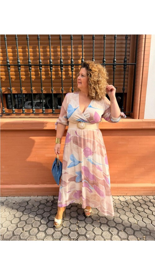 VESTIDO PALMERA BEIG