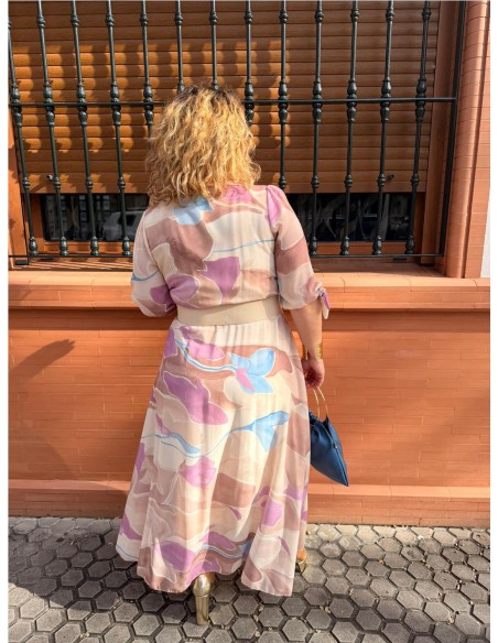 VESTIDO PALMERA BEIG