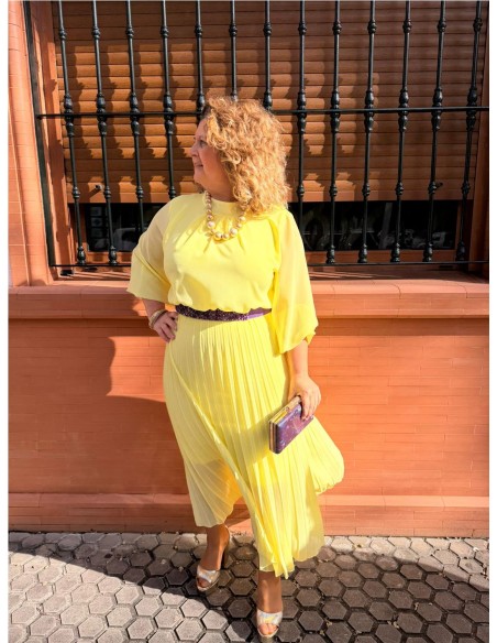 VESTIDO VERONICA AMARILLO