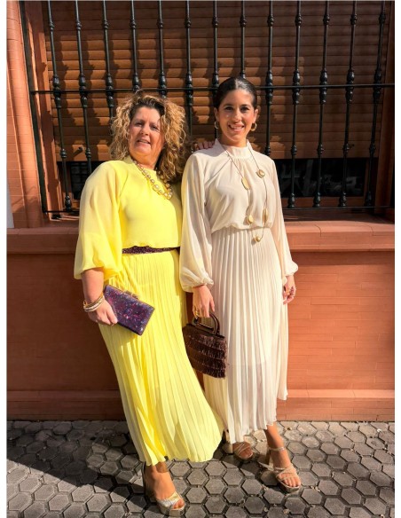 VESTIDO VERONICA AMARILLO