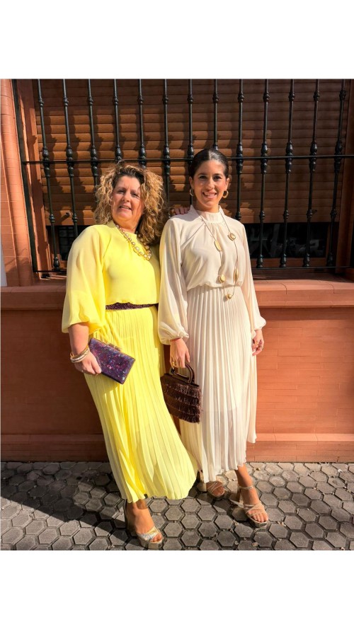 VESTIDO VERONICA AMARILLO