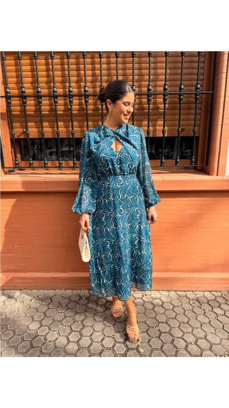 VESTIDO ANTONELA AZUL