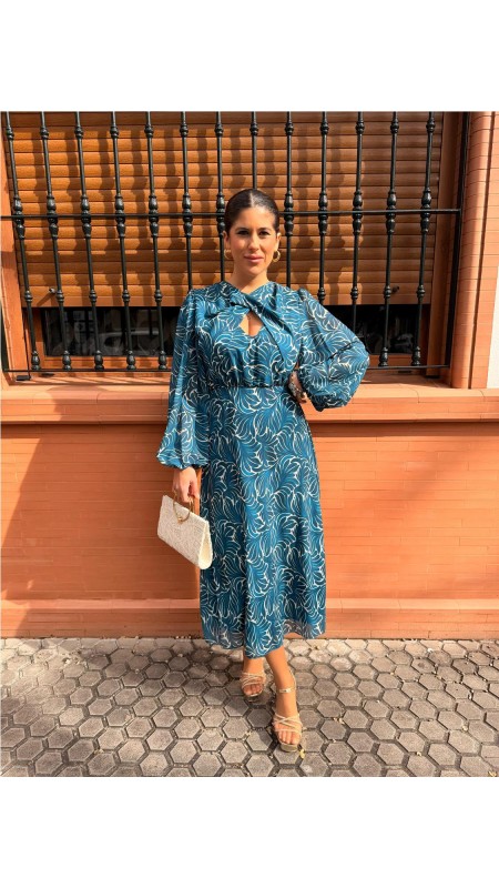 VESTIDO ANTONELA AZUL 2