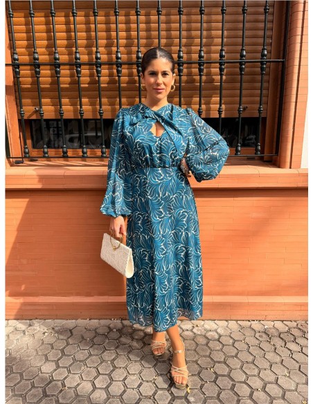 VESTIDO ANTONELA AZUL